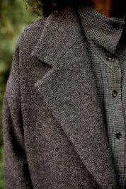 Manteau Bettina Taupe - SIXSOEURS