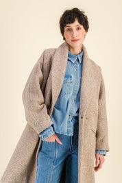 Manteau Yvonne Beige - SIXSOEURS