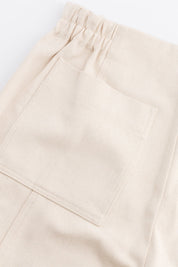 Pantalon élastique femme Esteban Craie - SIXSOEURS