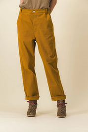Brown wide women's pants