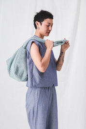 POLLY ECRU MESSENGER BAG