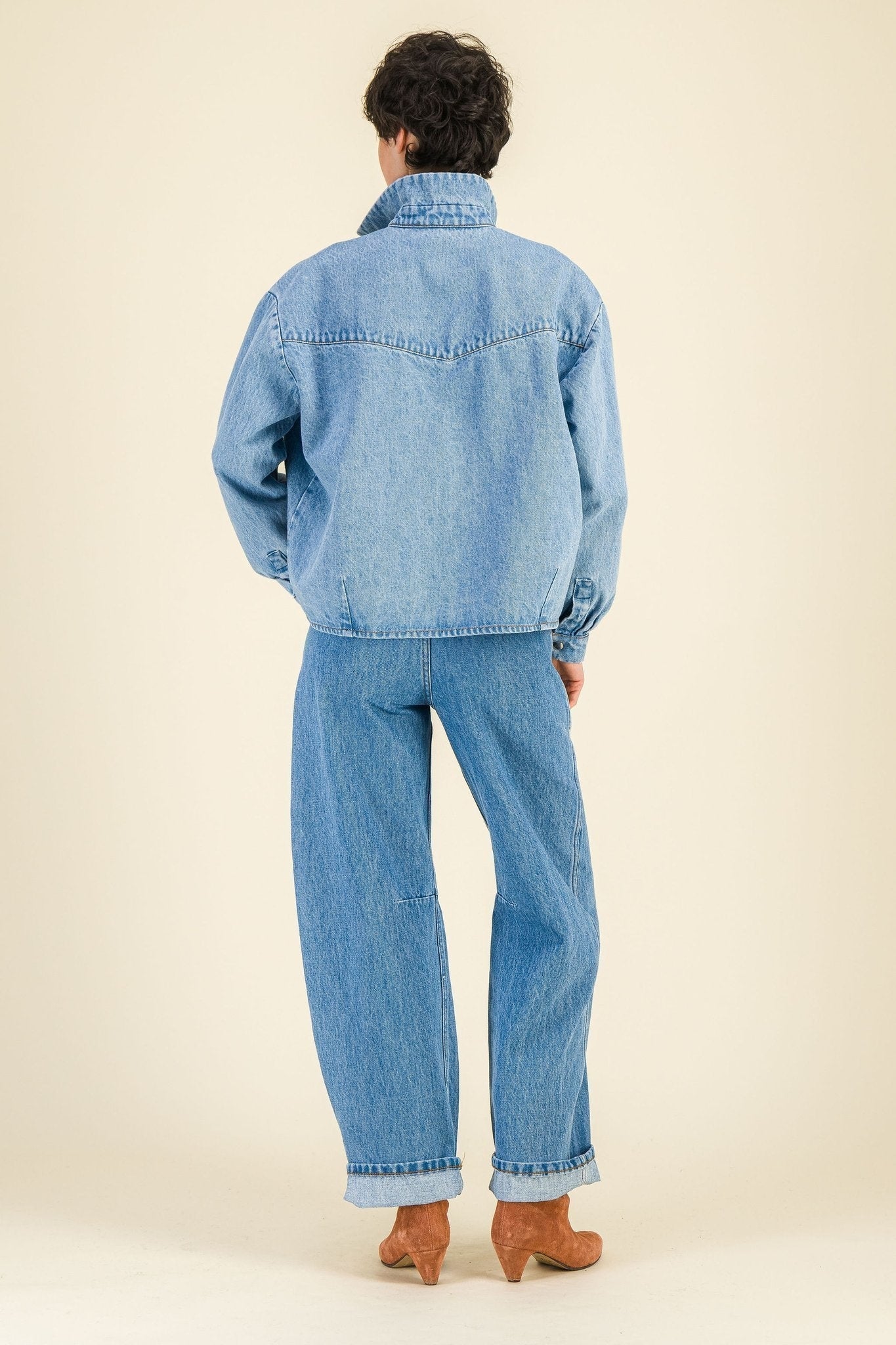Veste en jean femme Constance Bleach - SIXSOEURS