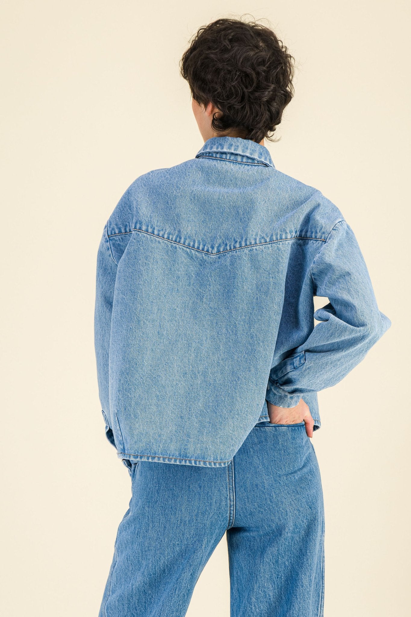 Veste en jean femme Constance Bleach - SIXSOEURS