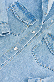 Veste en jean femme Constance Bleach - SIXSOEURS