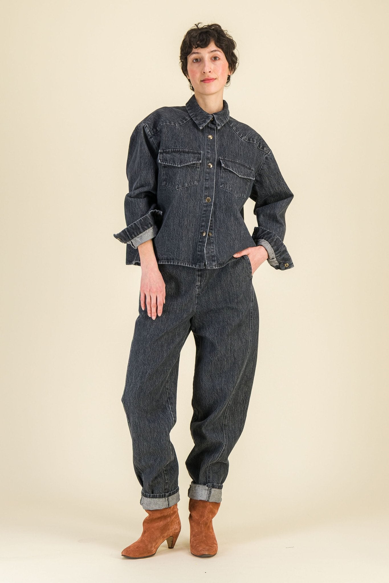 Veste en jean Constance - SIXSOEURS