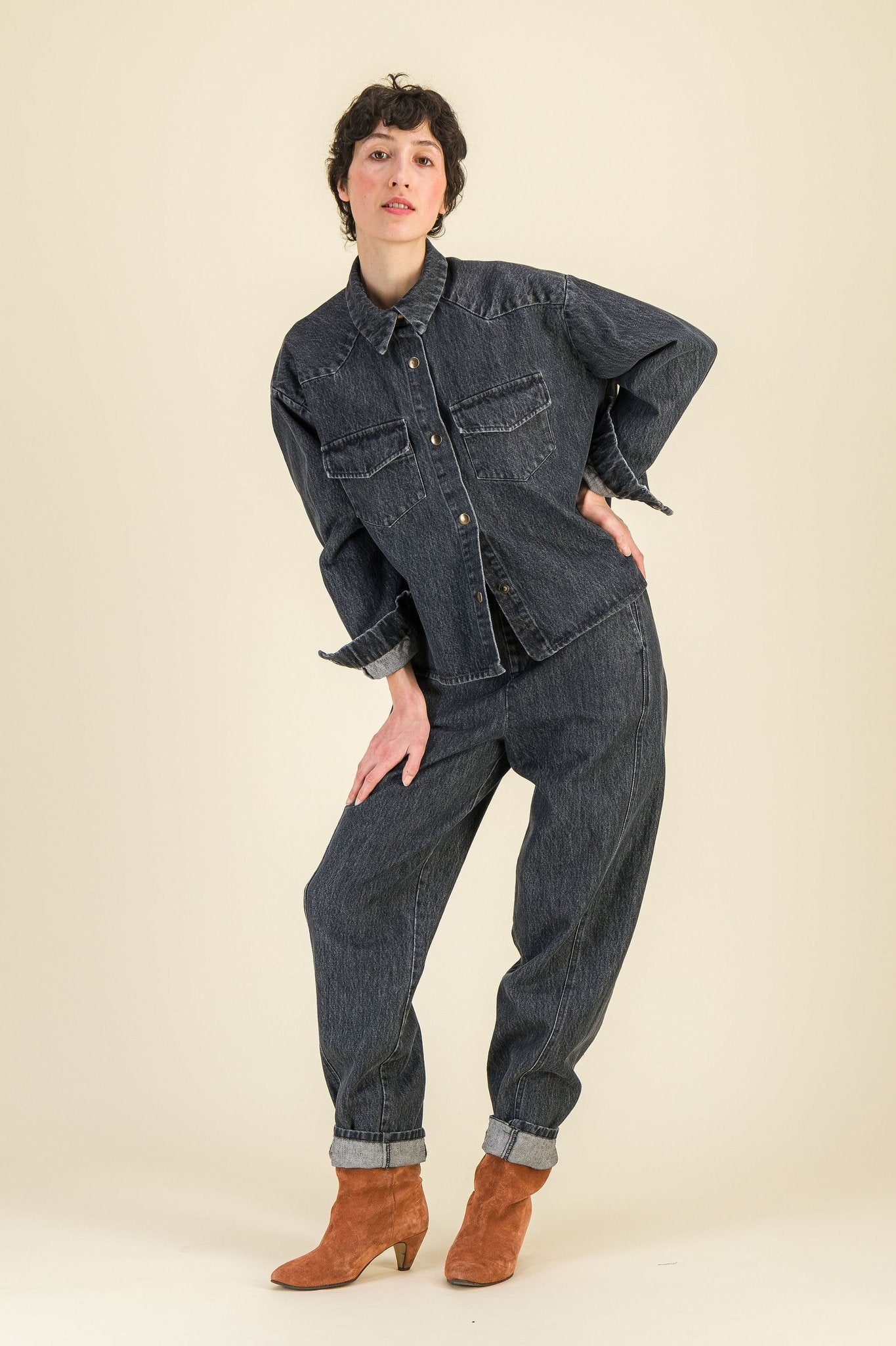 Veste en jean Constance - SIXSOEURS