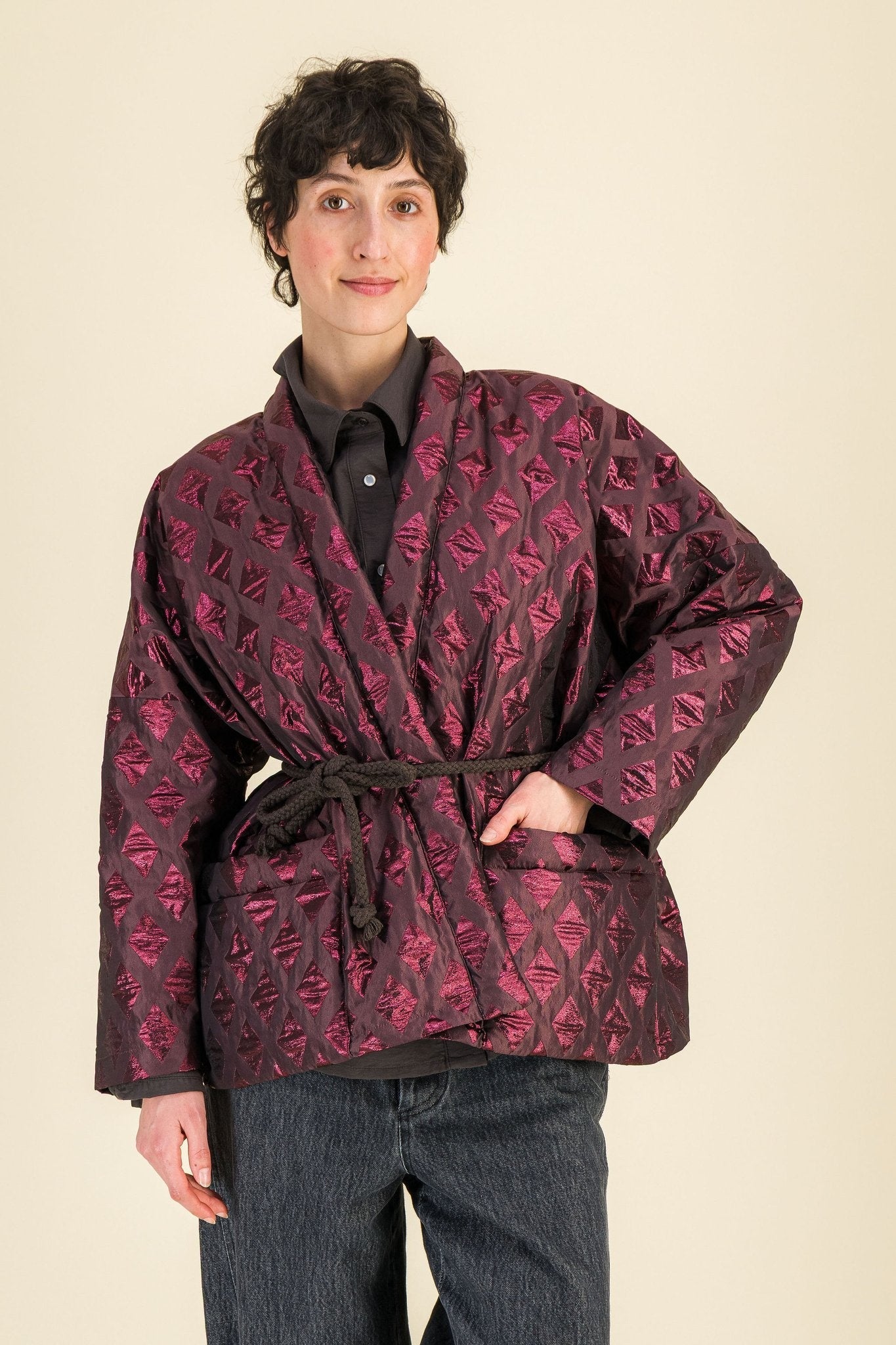 Veste Astrid Bordeaux - SIXSOEURS