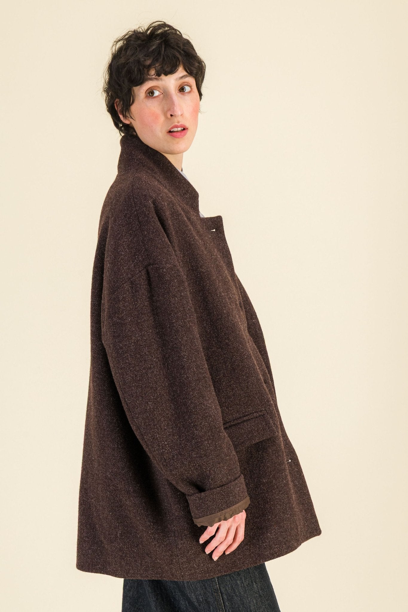 Veste Jean Brun - SIXSOEURS
