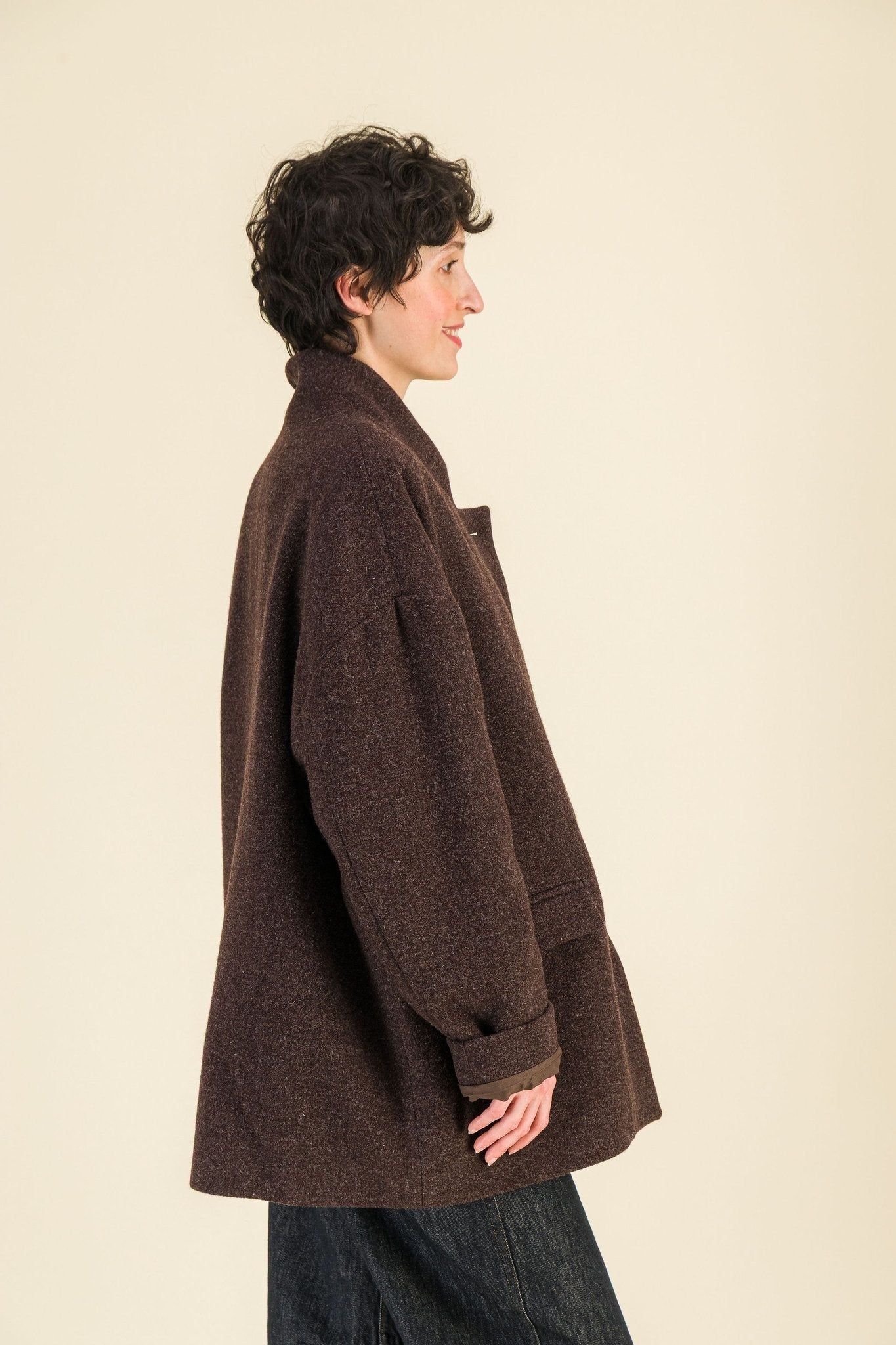 Veste Jean Brun - SIXSOEURS
